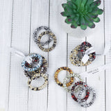 Large Hair Coil Set in Animal Prints