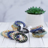 Large Hair Coil Set in Autumn Floral