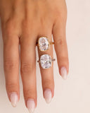 Sterling Silver Elongated Cushion Cocktail Ring