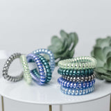 Large Lauren Lane Hair Coil Set in Ice