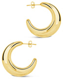 Eclipse Polished Hoop Earrings