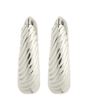 Fairley Oval Textured Micro Hoops