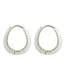 Fairley Oval Textured Micro Hoops