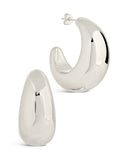 Eclipse Polished Hoop Earrings