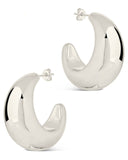 Eclipse Polished Hoop Earrings