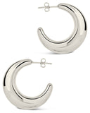 Eclipse Polished Hoop Earrings