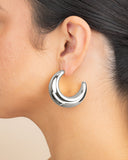 Eclipse Polished Hoop Earrings
