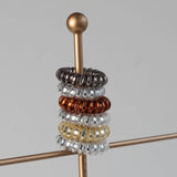 Medium Hair Coil Set in Mixed Metals