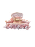 Rose Bloom Crystal Hair Jaw Clip