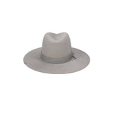 Modern wool felt hat from the Urban Collection with structured brim and tonal ribbon detailing