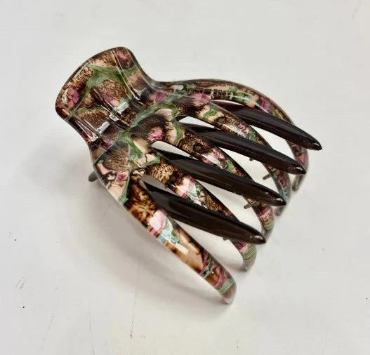 Medusa's Heirlooms Small French Yoga Hair Jaw Clip Monets Garden