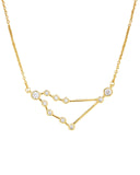 When Stars Align constellation necklace in 14K gold with cubic zirconia charm