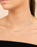 Dainty Three Layer Chain Necklace