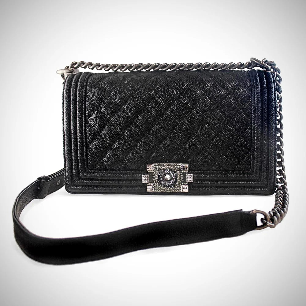 Jimmy Crystal Luxury Boy Crossbody Handbag
