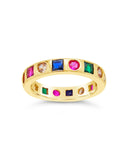 Courtney CZ Rainbow Band Ring