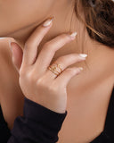 Sterling Silver Celestial Stacking Ring Set of 3