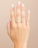 Sterling Silver Pave Signet Ring