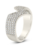 Sandra CZ Pointed Band Ring