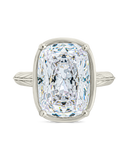 Sterling Silver Elongated Cushion Cocktail Ring