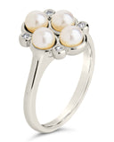 Cosetta CZ & Pearl Cluster Ring