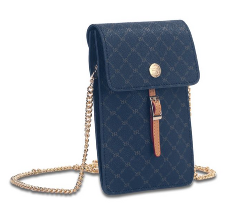 Rioni Signature SmartPhone Crossbody Purse FIONDA Navy STN20300