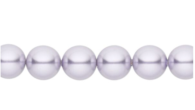 Pearl 50pk lavender, Crystal Passions® 8mm round 5810