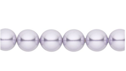 Pearl 50pk lavender, Crystal Passions® 8mm round 5810