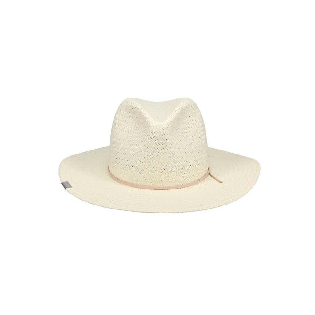 Everyday Collection packable straw hat with leather cord and UPF 40 protection