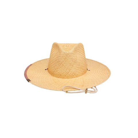 Sun Hat Collection made of tightly woven Panama toquilla straw with UPF 50 protection and adjustable chin cord with gold details