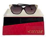 Swarovski Crystal Caviar Black Sunglasses M5669