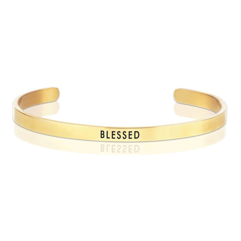 BLESSED Message Band Bracelet -  RHEAS.ONLINE