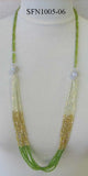 Magnetic Two Section Beaded Necklace -  RHEAS.ONLINE