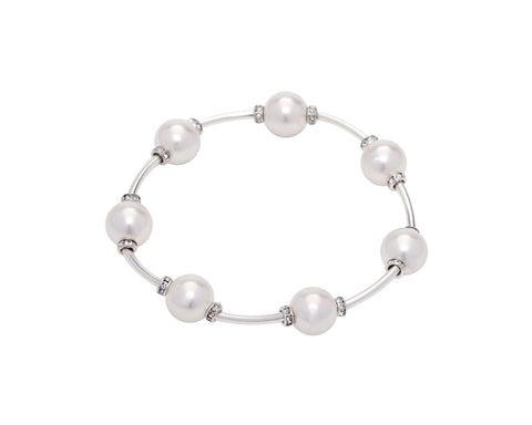 Count Your Blessings Crystal & Pearl Bracelet, 10mm -  RHEAS.ONLINE