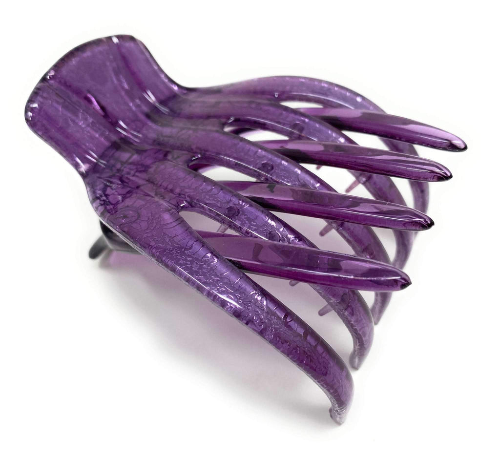 MEDUSA'S HEIRLOOMS LARGE FRENCH YOGA CLIP  PURPLE CRUSH -  RHEAS.ONLINE