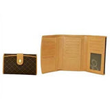 Rioni Signature Multi Fold Button Wallet STW003 -  RHEAS.ONLINE