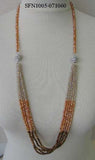 Magnetic Two Section Beaded Necklace -  RHEAS.ONLINE