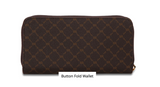 Rioni Signature Button-Zip Wallet STW006