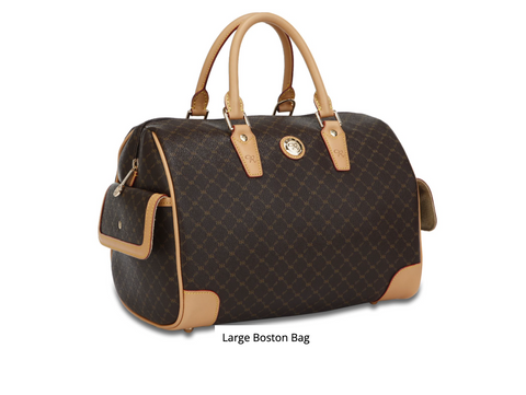 Rioni Signature Brown BOSTON Bag  ST20015