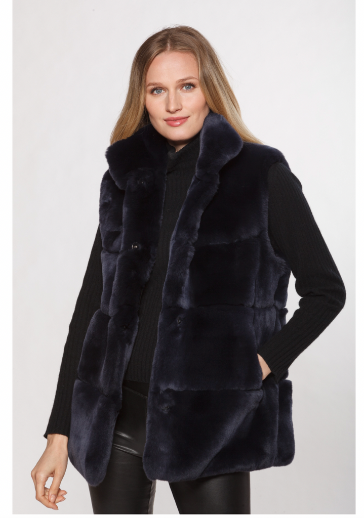 Linda richards cheap fur vest
