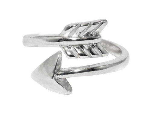 SILVER ARROW RING, ADJUSTABLE PI BETA PHI -  RHEAS.ONLINE