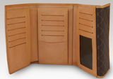 Rioni Signature Multi Fold Button Wallet STW003 -  RHEAS.ONLINE