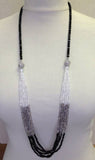 Magnetic Two Section Beaded Necklace -  RHEAS.ONLINE