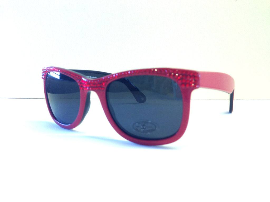 Jimmy Crystal Classic Red Swarovski Crystal Sunglasses, GL944A Red -  RHEAS.ONLINE